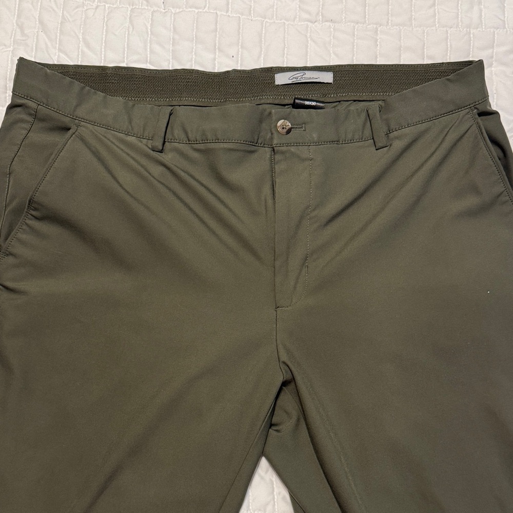 Greg Norman Collection Olive Green Men's Golf Pants
